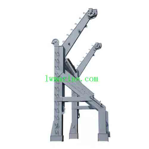 Gravity Luffing Arm Davit