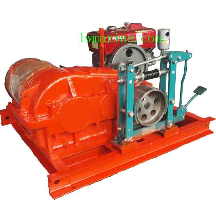 100KN Diesel Engine Winch