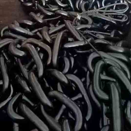 Black Painted Anchor Chain