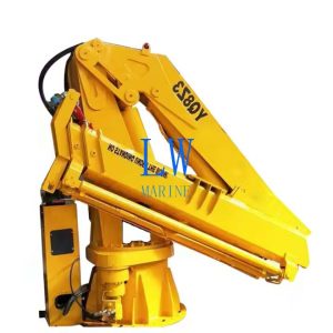 Marine Telescopic Knuckle Boom Crane