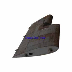 Balanced Rudder Blade