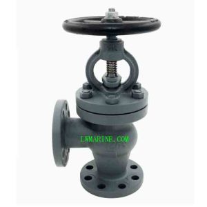 Marine Cast Steel Angle Globe Valve JIS F7318