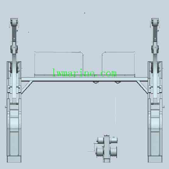 Gravity Sliding Type Davit