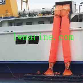 Ship Evacuation Double Chute Vertical Passage