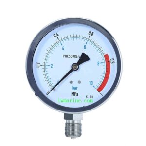 Marine pressure gauge