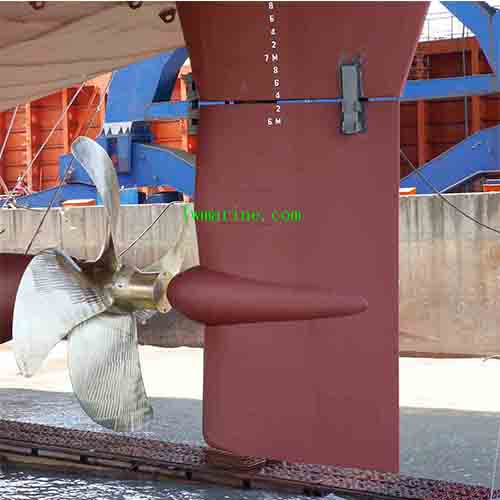 marine bulb rudder