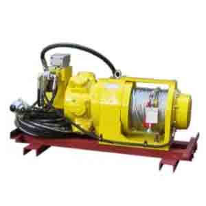 Double Braking Air Winch