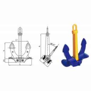 A B C Type Hall Anchor