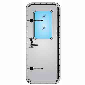 ALUMINIUM WEATHERTIGHT DOOR