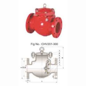 AWWA C508 300PSI SWING CHECK VALVE