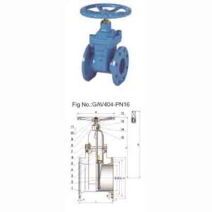 BS5163 PN16 TYPE-A RESILIENT SEAT GATE VALVE