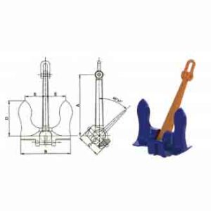 Beldt Stockless Anchor