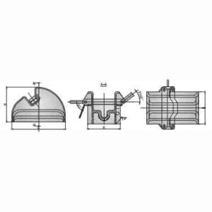 CAST LEVER CHAIN STOPPER