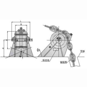 CHAIN WHEEL FOR HAWSE PIPE
