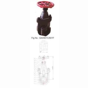 CLIP GATE VALVE OS&Y SOLID WEDGE DISC INSIDE SCREW