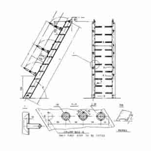 Cargo Hold Inclined Ladder