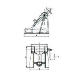 Cast Steel Pawl type Chain Stopper