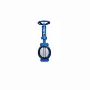 Center boat worm gear semi - lug butterfly valve