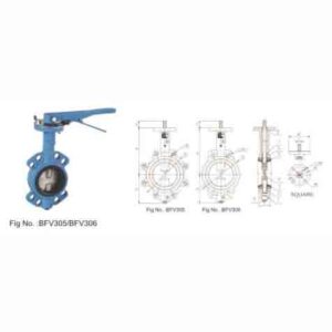 EN 593 DOUBLE SHAFT BUTTERFLY VALVE