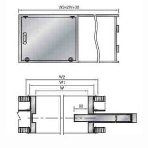 FIRE RESISTANCE SERVICE WINDOW