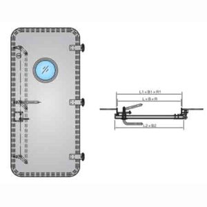 GRP WEATHERTIGHT DOOR