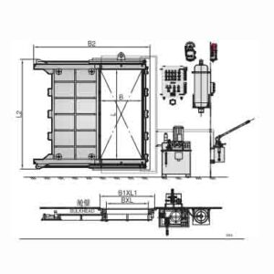 HYDRAULIC SLIDING WATERTIGHT DOOR
