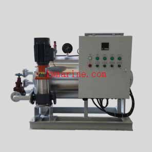 Jacket water preheating unit