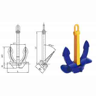 Japan Stockless Anchor