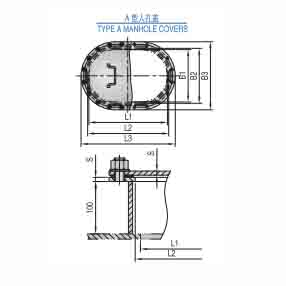 MANHOLE COVER FOR SHIP