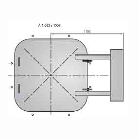 MARINE STEEL SMALL HATCH COVER