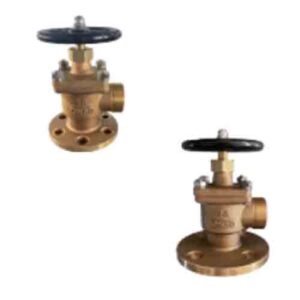 Marine Bronze Angle Fire Valve