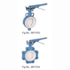 PTFE SEATED BUTTERFLY VALVE