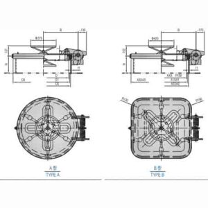 QUICK OPEN & CLOSE WATERTIGHT HATCH COVER