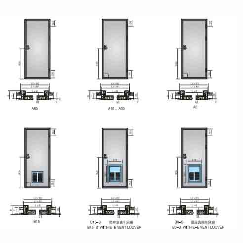 SINGLE LEAF FIREPROOF DOOR