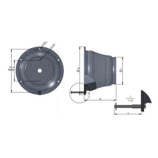 Super Cone Rubber Fender