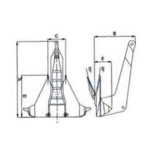 Welding Bruce HHP Anchor