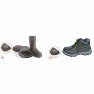 Marine Steel toe Rubber Oil Acid Resistant Leather PVC Winter Safety Working Anti Electric Static Shoes Boot