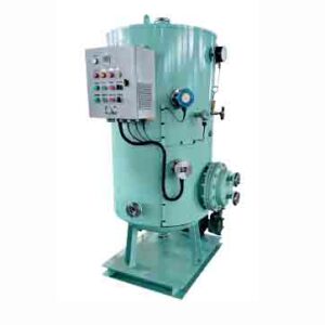Marine steam-electric hot water tank