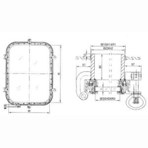A0-Type Openable Rectangular Fire Windows