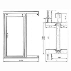 A60-TYPE SLIDING FIRE DOOR