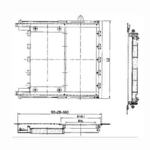 A60 Type Hydraulic Sliding Watertight Door