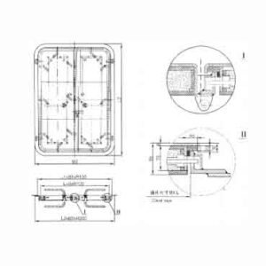 A60 WATERTIGHT DOUBLE-LEAF STEEL DOOR