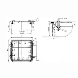 A60 WATERTIGHT HATCHCOVER