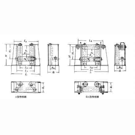 FAIRLEAD WITH HORIZONTAL ROLLER