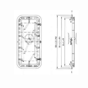 Fast Opening & Closing Steel Watertight Door