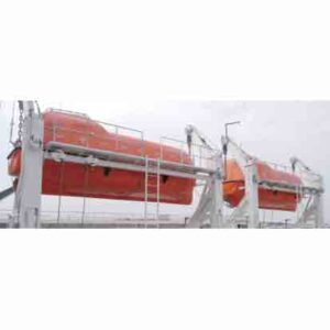 GRAVITY LUFFING ARM TYPE DAVIT