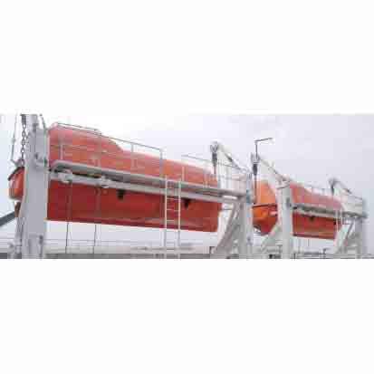 GRAVITY LUFFING ARM TYPE DAVIT
