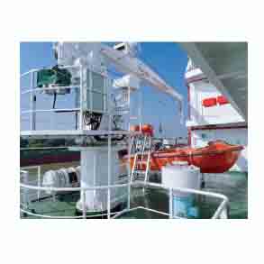 HYDRAULIC SLEWING CRANE&RESCUE BOAT RAFT DAVIT