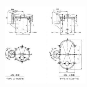 MARINE ROTATING OILTIGHT HATCH COVER