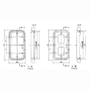 MARINE SINGLE-LEAF ALUMINIUM DOOR(WATERTIGHT)
